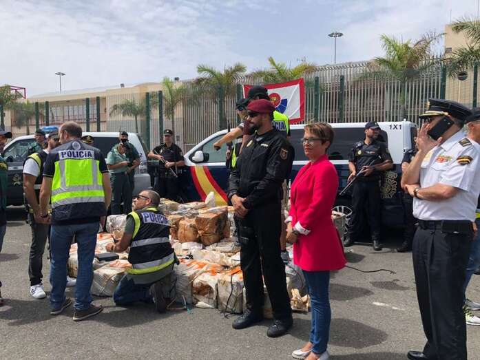 Cocaína interceptada (Foto TA)