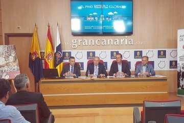 El dispositivo de Global para las fiestas del Pino 2018 se presentó este miércoles en el Cabildo grancanario (Foto TA)