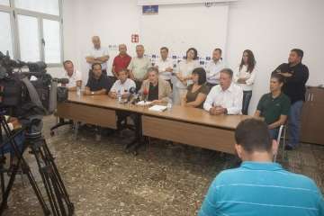 Reunión del Consorcio de Emergencias de Gran Canaria de este lunes (Foto TA)