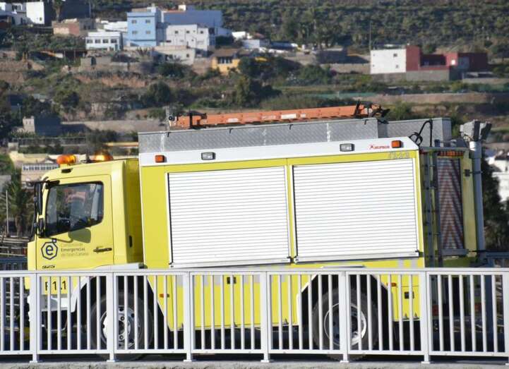 Imagen de archivo de bomberos del Consorcio en una intervención en Telde (Foto TA)