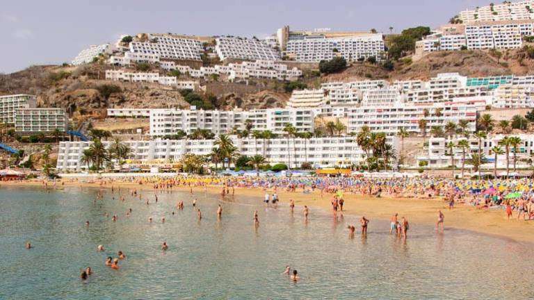 Imagen de la playa de Puerto Rico (Foto Canarias7)