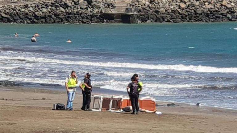 Imagen de la zona donde ocurrió el suceso (Foto Canarias7)