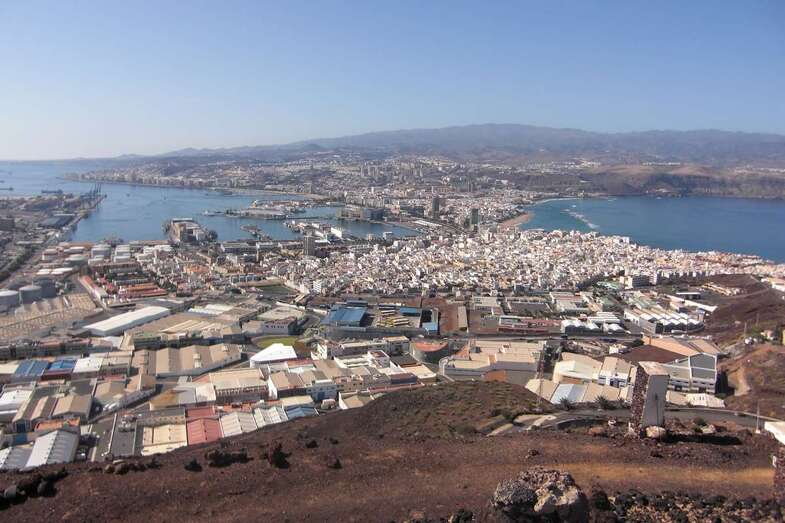 Barrio de La Isleta, en primer plano (Foto Multimedia)