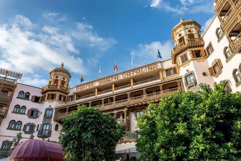 Imagen de archivo de la fachada del Hotel Santa Catalina (Foto TA)