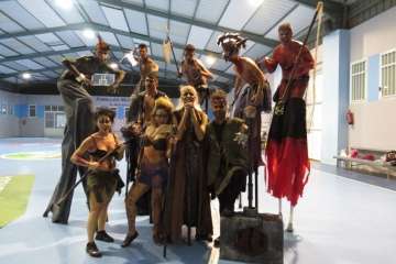 Telde se asusta con el Perro Maldito en Valsequillo (Foto Francisco Javier Santana, Acfi Press y TA)