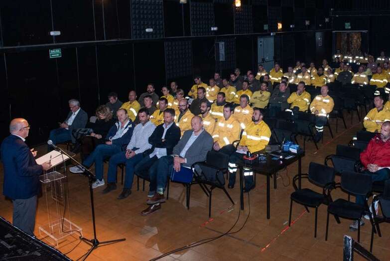 El presidente Antonio Morales, este lunes ofreciendo el balance de la campaña contra incendios (Foto TA)