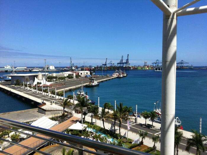 Muelle Santa Catalina en la capital grancanaria (Foto TA)