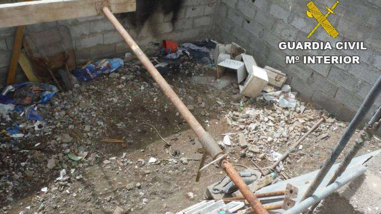 Lugar donde se hallaban los animales (Foto TA)