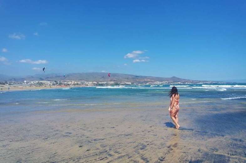 Imagen de archivo de la playa de Maspalomas (Foto TA)