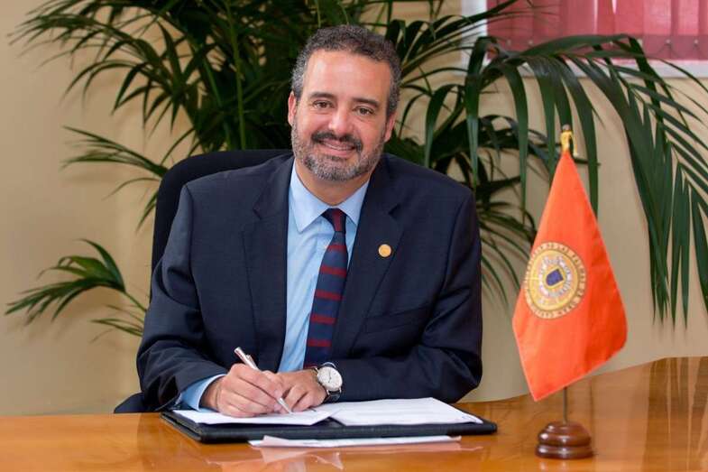 Rafael Robaina, rector de la ULPGC (Foto TA)