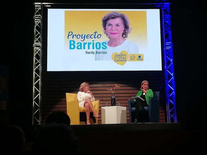 La presentación de la candidatura de Nardy Barrios tuvo lugar en el Auditorio Alfredo Kraus (Foto TA)