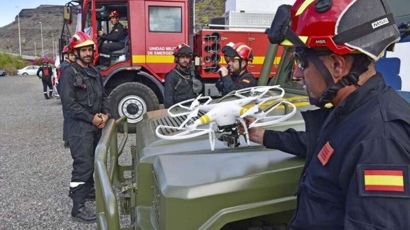 Imagen de archivo de efectivos de la UME en una búsqueda anterior (Foto TA)