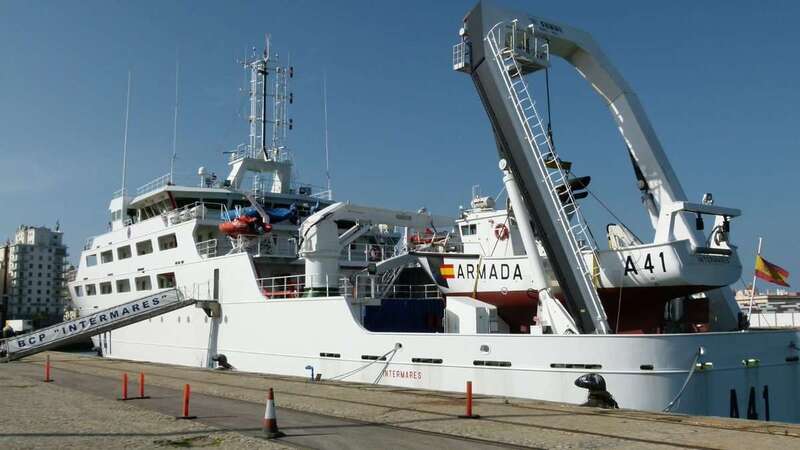 Imagen del buque Intermares en el Puerto de Las Palmas (Foto TA)