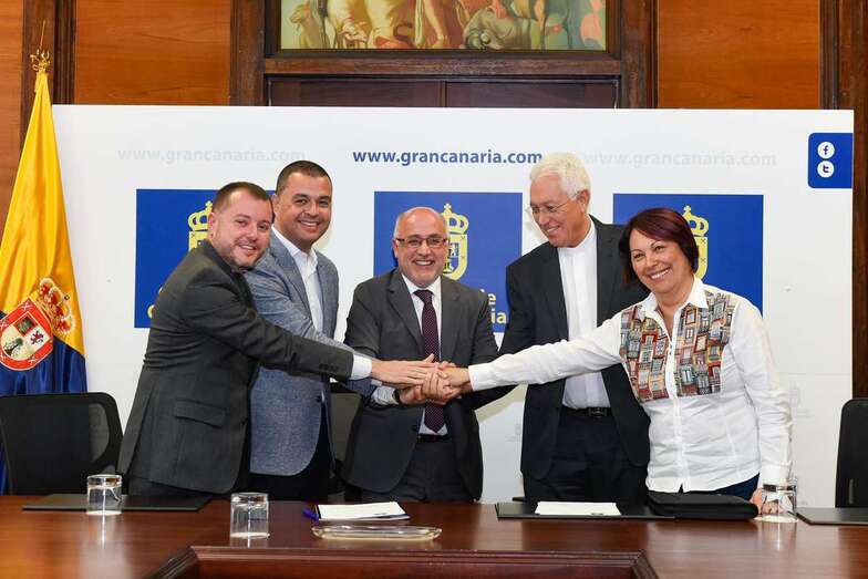 La firma del preacuerdo permite que el Cabildo inicie el expediente administrativo (Foto TA)