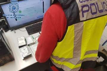 Detenido un hombre con archivos de pornografía infantil de extrema dureza (Foto TA)