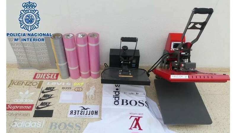 Material incautado a los detenidos (Foto cedida por la Policía Nacional)