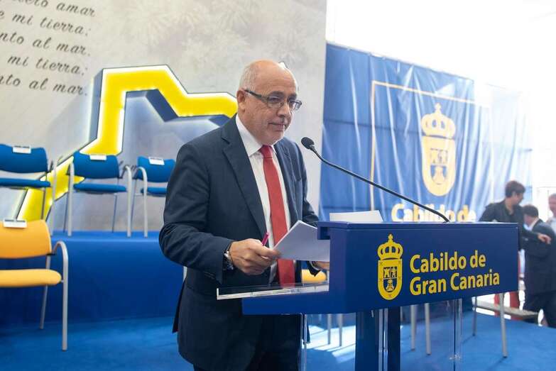 Antonio Morales, presidente del Cabildo de Gran Canaria (Foto TA)