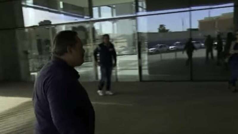 Miguel Ángel Ramos, a su entrada a los juzgados (Fotograma de Antena 3)