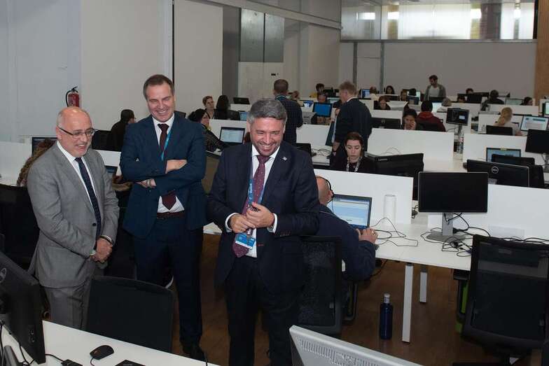  El Cabildo atrajo y facilitó la implantación de ATOS en Gran Canaria, donde ha arrancado con 80 empleos en su Recinto Ferial (Foto TA)