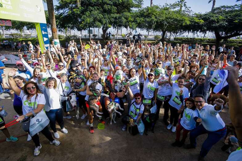 La actividad tuvo lugar en el Parque Romano (Foto TA)