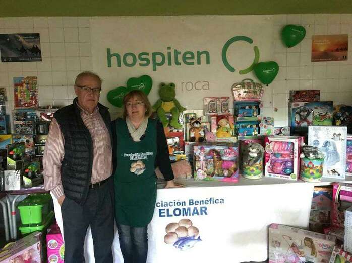 El centro sanitario entrega 6.000 euros a la campaña de la Asociación Elomar (Foto TA)