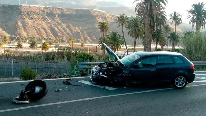 Imagen del siniestro (Foto Canarias7 / Borja Suárez)