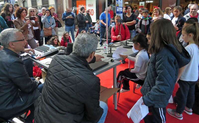 Imagen del encuentro radiofónico (Foto TA)