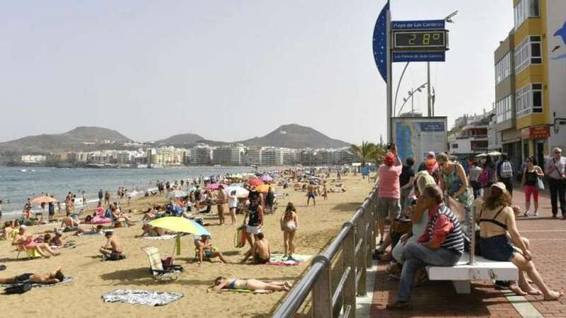 Imagen de archivo de la playa de Las Canteras (Foto Canarias7 / Juan Carlos Alonso)