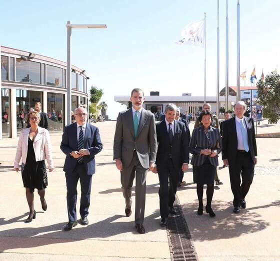 El rey Felipe de Borbón presidió el anuncio (Foto TA)