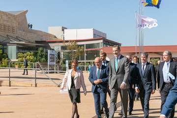 El Rey Felipe VI se interesa por Infecar y la industria del cine de Gran Canaria (Foto TA)