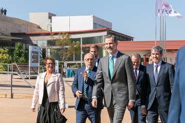 El Rey Felipe VI se interesa por Infecar y la industria del cine de Gran Canaria (Foto TA)