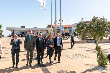 El Rey Felipe VI se interesa por Infecar y la industria del cine de Gran Canaria (Foto TA)