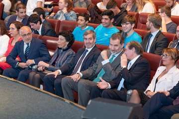 El Rey Felipe VI se interesa por Infecar y la industria del cine de Gran Canaria (Foto TA)