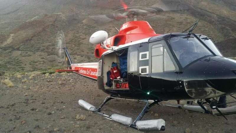 Helicóptero del GES (Foto TA)