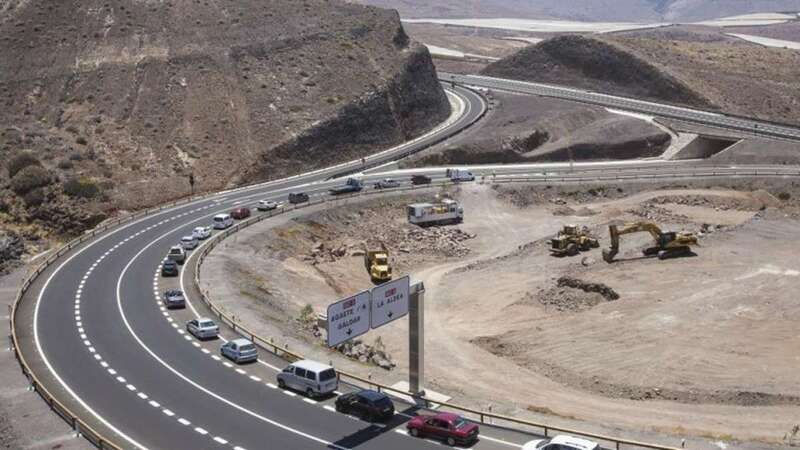 Imagen de archivo de la nueva carretera de La Aldea (Foto Canarias7)