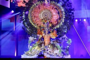 Luisa Lozano, Gran Dama del Carnaval de 'Una noche en Río' (Foto TA)