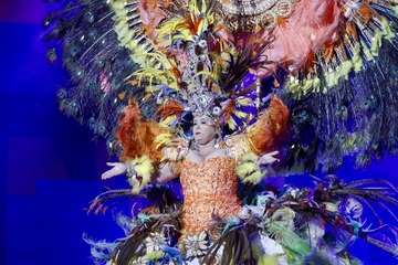 Luisa Lozano, Gran Dama del Carnaval de 'Una noche en Río' (Foto TA)
