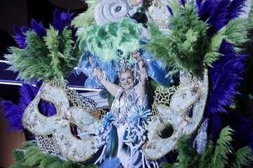 Luisa Lozano, Gran Dama del Carnaval de 'Una noche en Río' (Foto TA)