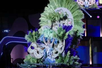 Luisa Lozano, Gran Dama del Carnaval de 'Una noche en Río' (Foto TA)