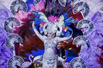 Luisa Lozano, Gran Dama del Carnaval de 'Una noche en Río' (Foto TA)