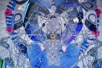 Luisa Lozano, Gran Dama del Carnaval de 'Una noche en Río' (Foto TA)