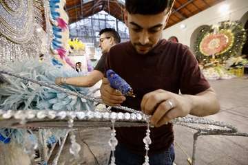 Luisa Lozano, Gran Dama del Carnaval de 'Una noche en Río' (Foto TA)