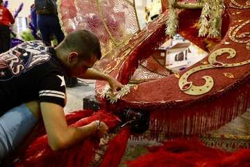 Luisa Lozano, Gran Dama del Carnaval de 'Una noche en Río' (Foto TA)