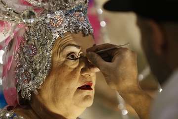 Luisa Lozano, Gran Dama del Carnaval de 'Una noche en Río' (Foto TA)