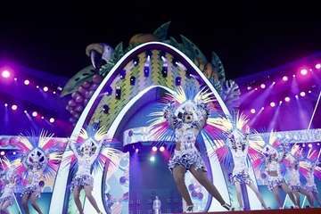 Luisa Lozano, Gran Dama del Carnaval de 'Una noche en Río' (Foto TA)