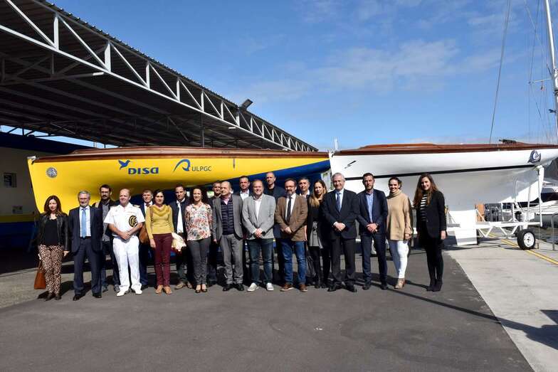 Foto de familia del comité de dirección de Fimar 2019 (Foto TA)