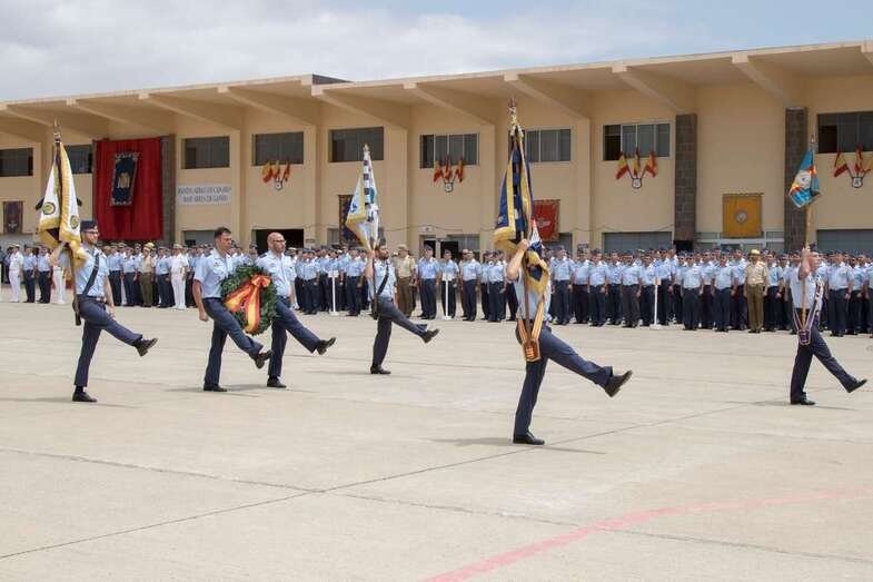 Imagen de archivo de la Base Aérea de Gando (Foto Antonio Rodríguez)
