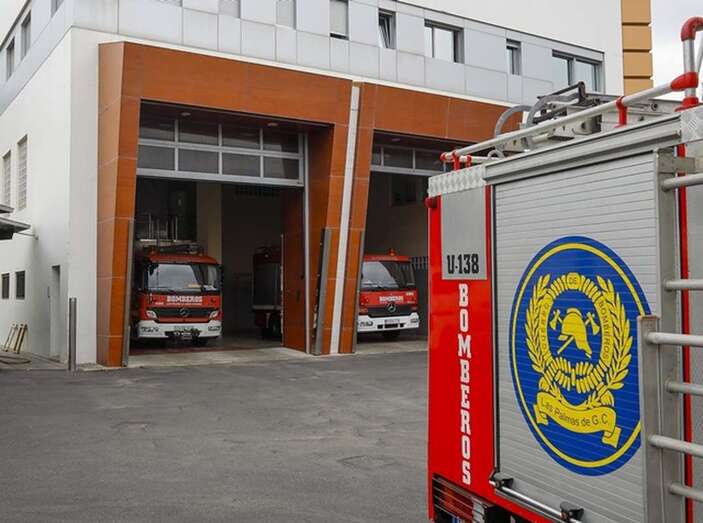 Parque de bomberos de la capital grancanaria (Foto TA)