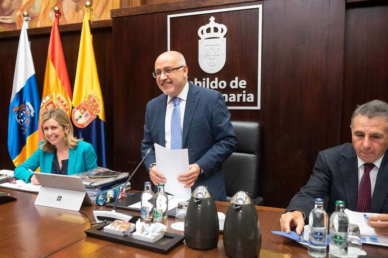 El presidente Antonio Morales durante el Debate de la Isla (Foto TA)