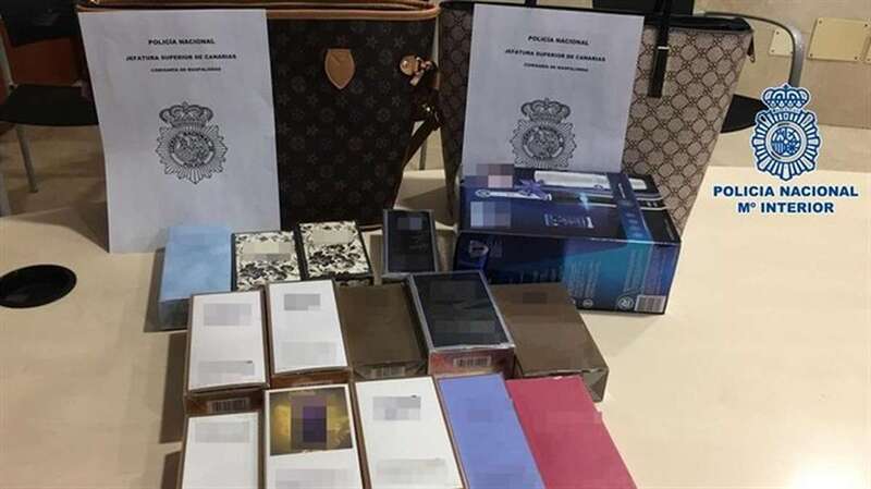 Los productos requisados a las dos ladronas (Foto TA)